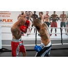 Premium Fighter - Ökölvívó short (piros/ezüst)