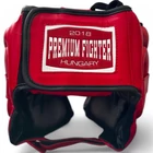 Premium Fighter - Training  Fejvédő (Piros) - Műbőr