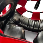 Premium Fighter - Training  Fejvédő (Piros) - Műbőr