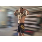 Premium Fighter MMA Short Black Carbon edition ( CombatX Fusion )