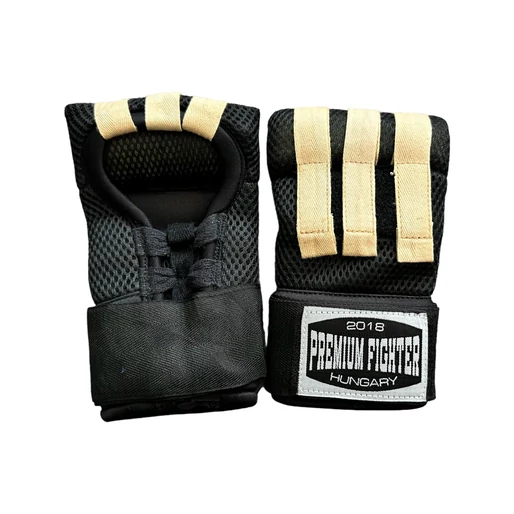 Premium Fighter-Bandázskesztyű 2.0 (fekete)