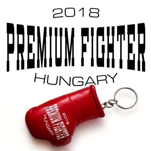 Premium Fighter - Kulcstartó PIROS