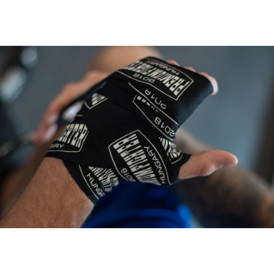 Premium Fighter - Bandázs 3.5m FEKETE