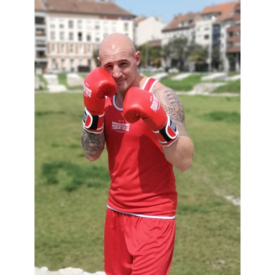 Premium Fighter – Amatőr boksz szett (Piros/Kék)
