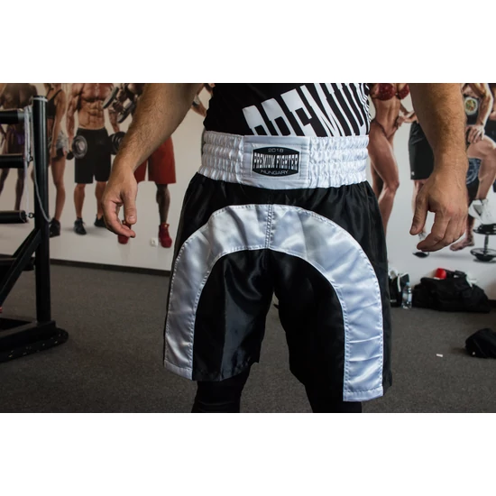 Premium Fighter – Box short (Fekete/Fehér)