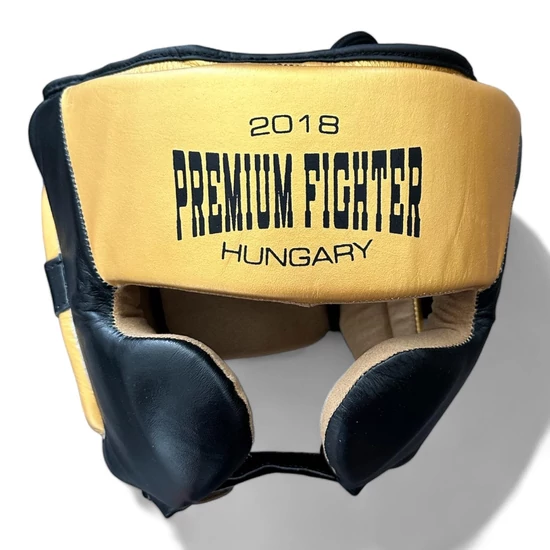 Premium Fighter - Training Fejvédő (fekete/arany)