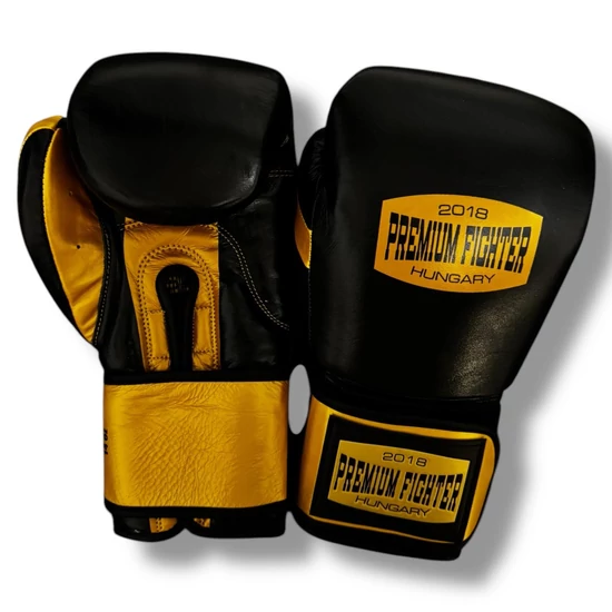 Premium Fighter - Hero PRO (fekete/arany) - Boxkesztyű