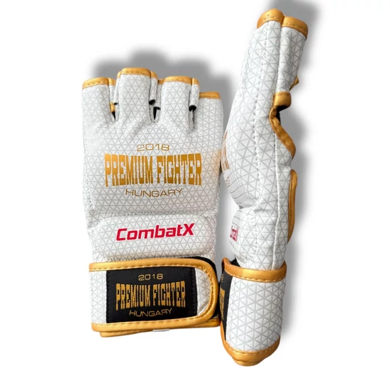 Premium Fighter MMA White Carbon edition Kesztyű ( CombatX Fusion )