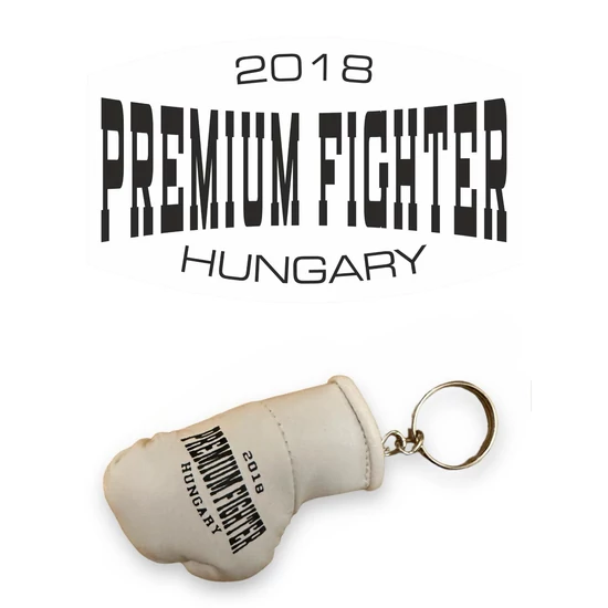 Premium Fighter - Kulcstartó FEHÉR/FEKETE