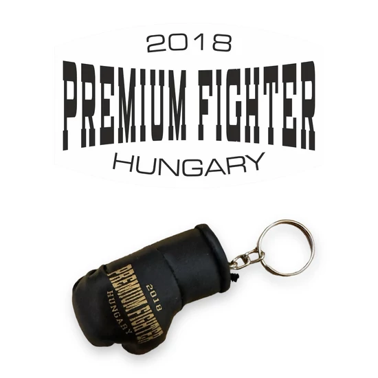 Premium Fighter - Kulcstartó FEKETE/ARANY
