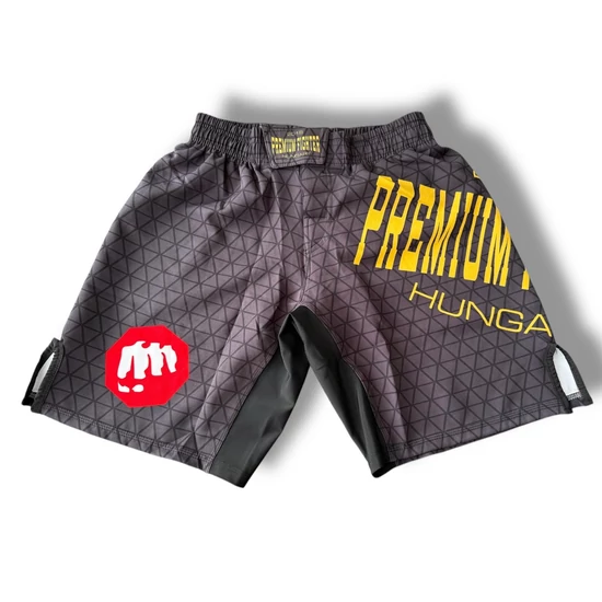 Premium Fighter MMA Short Black Carbon edition ( CombatX Fusion )